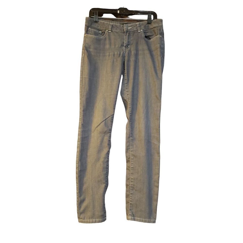 prAna Jeans Womens 6/33 Gray Stretch Straight Low Rise Organic Cotton Preppy